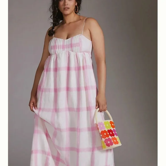 Anthropologie | Dresses | Anthropologie Maeve Linen Tieback Maxi Dress |  Poshmark